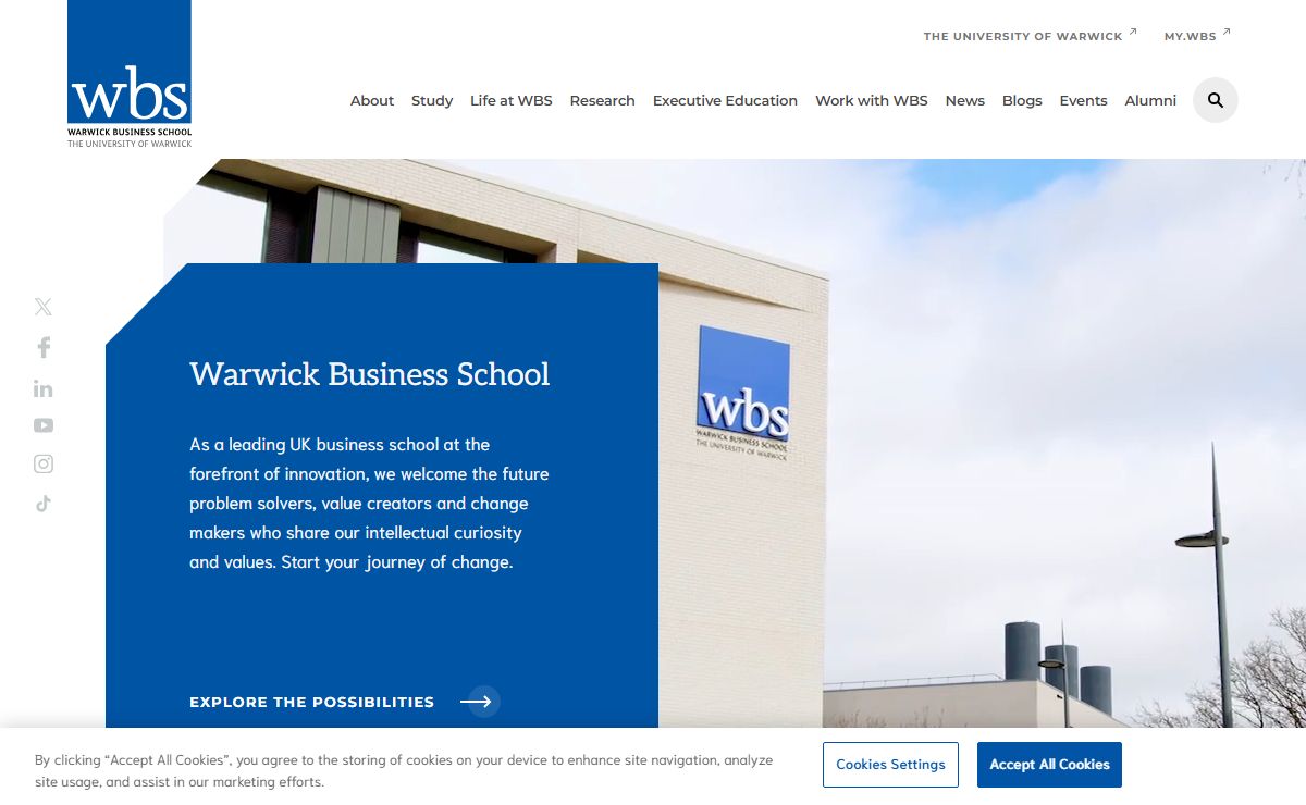 Warwick Business School | WBS | The University of Warwick