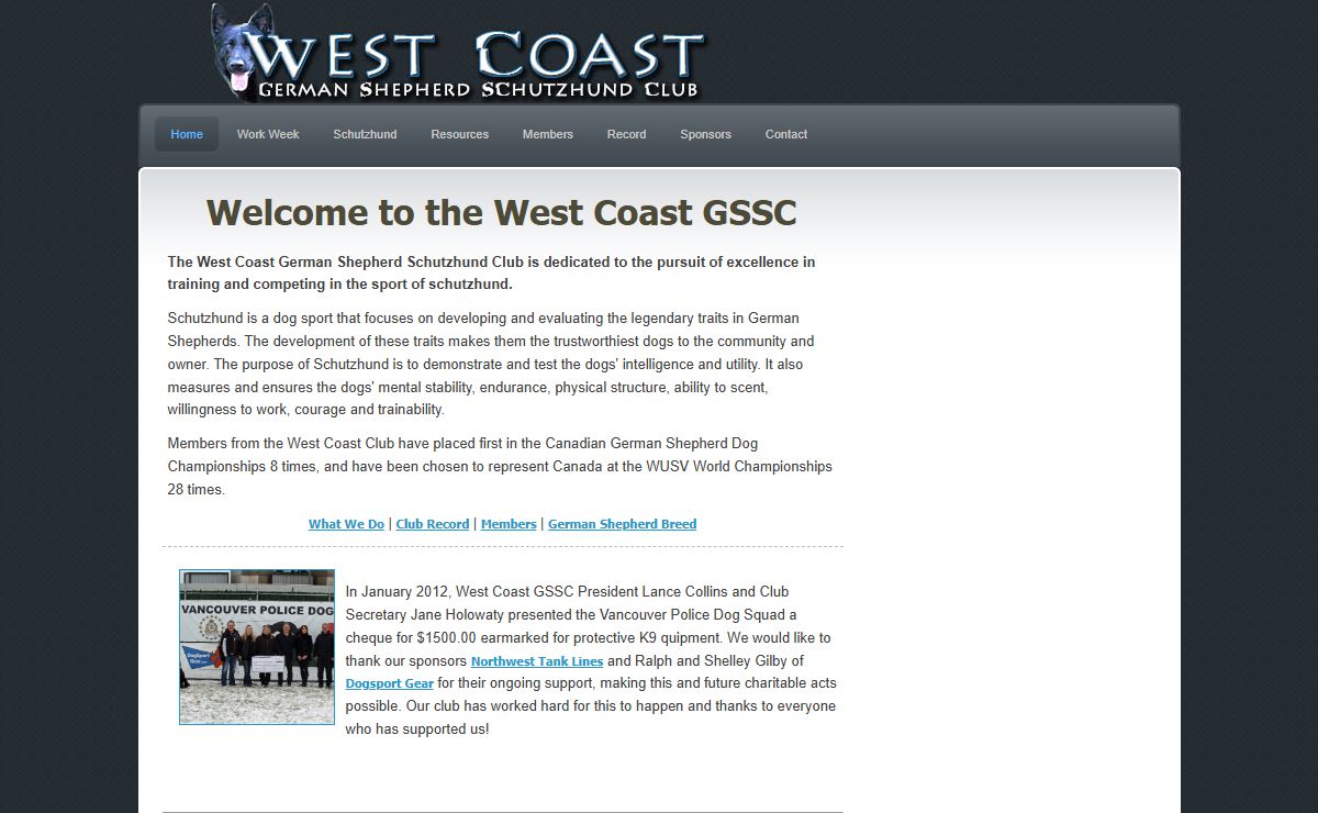West Coast German Shepherd Schutzhund Club