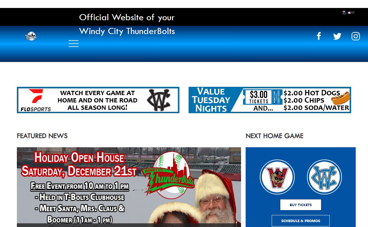 The Official Site Of The WC Thunderbolts: Home