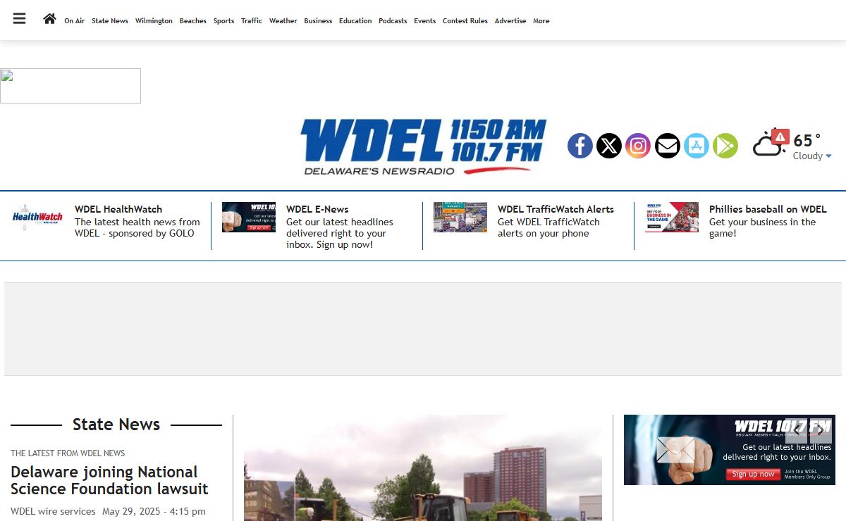 wdel.com | Delaware's News is on FM and 1150AM