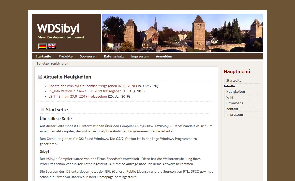 Startseite :: WDSibyl :: Visual Development Environment