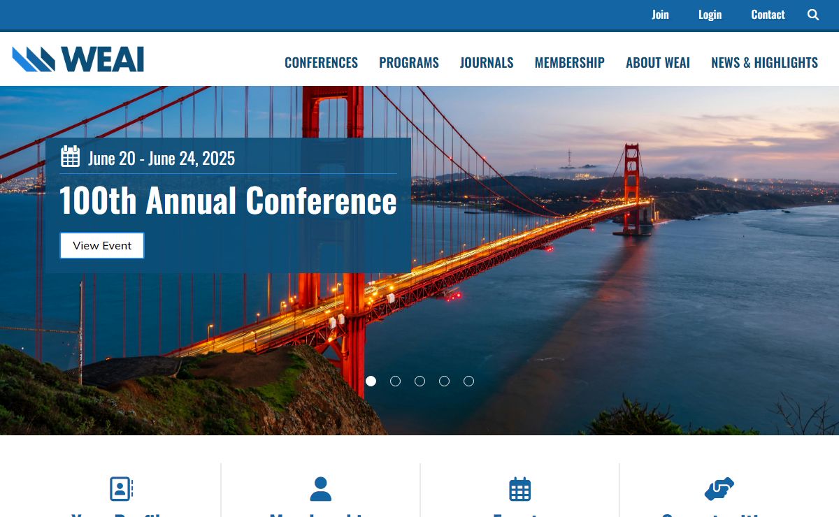 Western Economic Association International | WEAI
