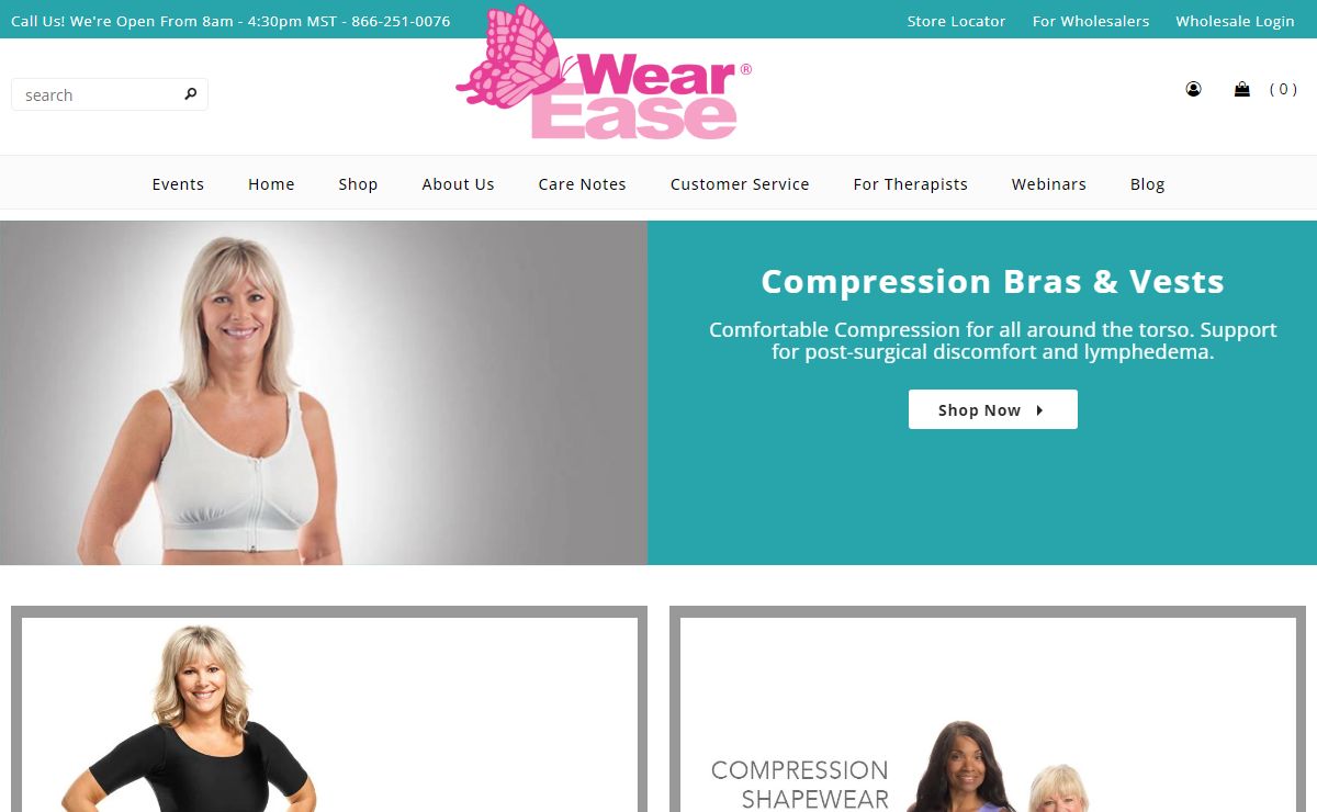 Post-Surgical & Compression Bras & Camisoles For After Breast Surgery – Wear Ease, Inc.