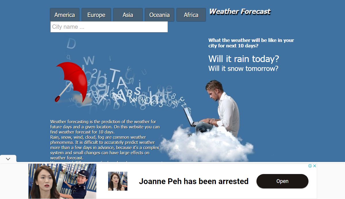 Weather forecast 10 day - Weather for your city