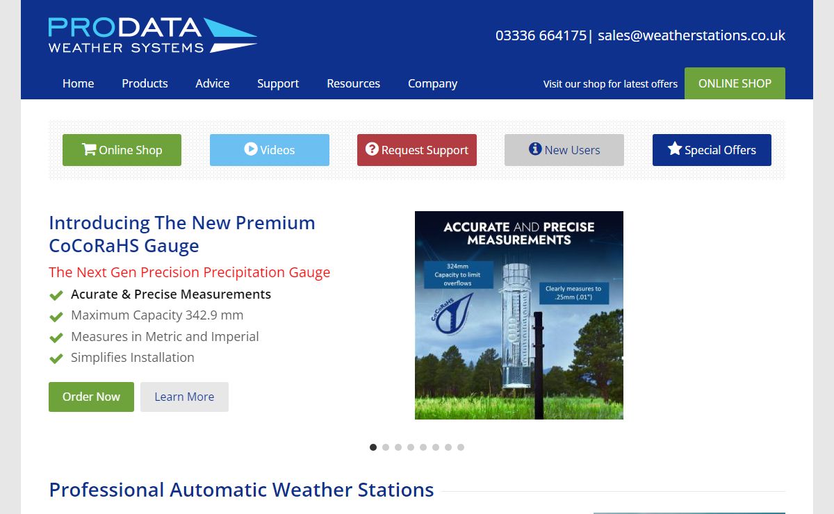 Home - Prodata Weather Systems