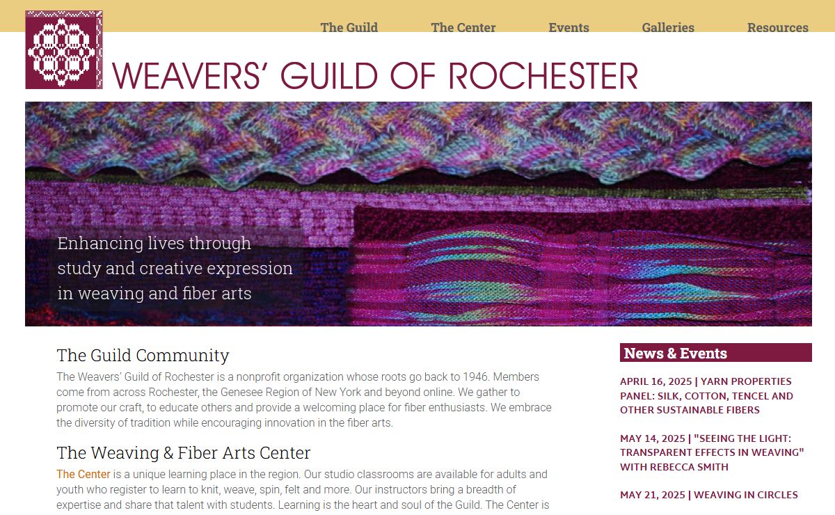Home - Weavers' Guild of Rochester