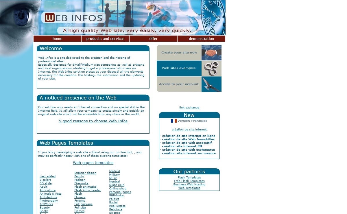 creation de site web - creation site internet