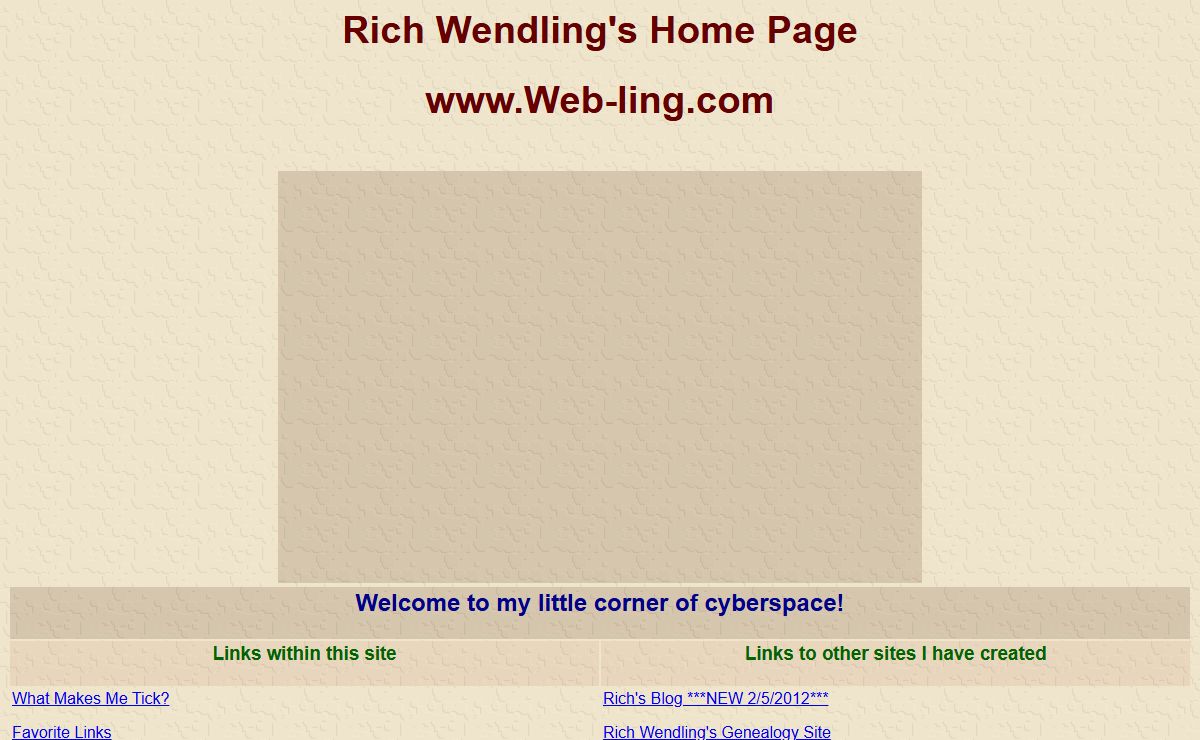 Rich Wendling's Home Page - Orienteering, Mountain Climbing, Resume