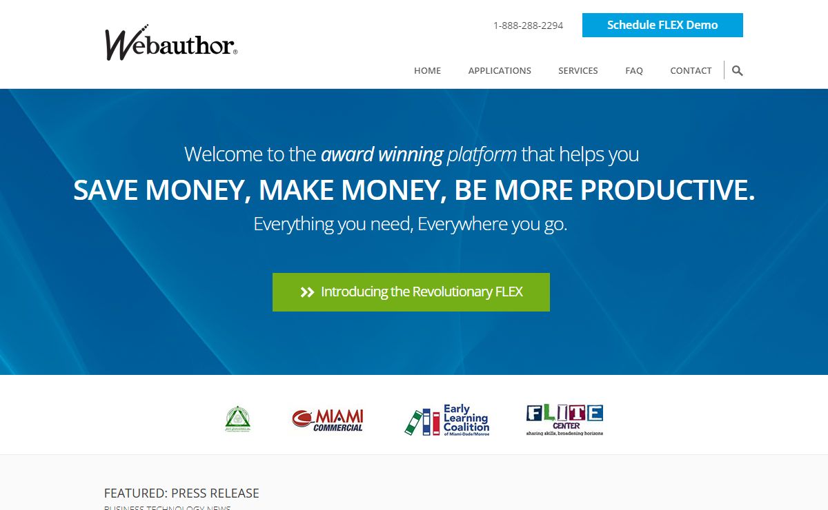 Webauthor: All-in-one business applications