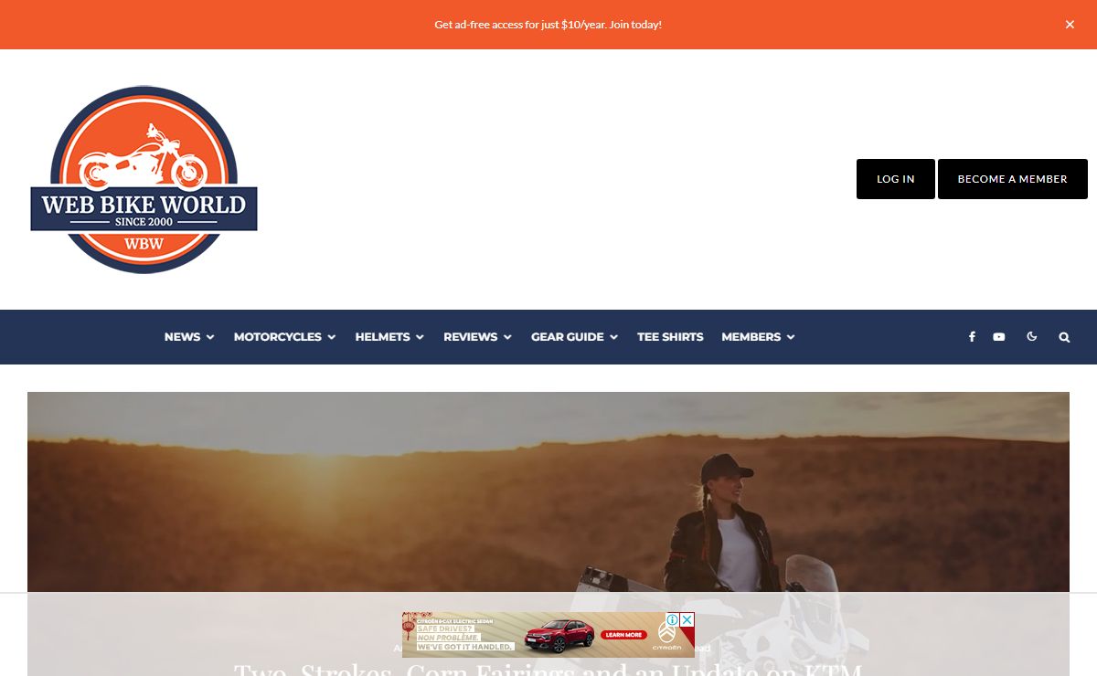 Motorcycle News & Hands-On Gear Reviews - webBikeWorld