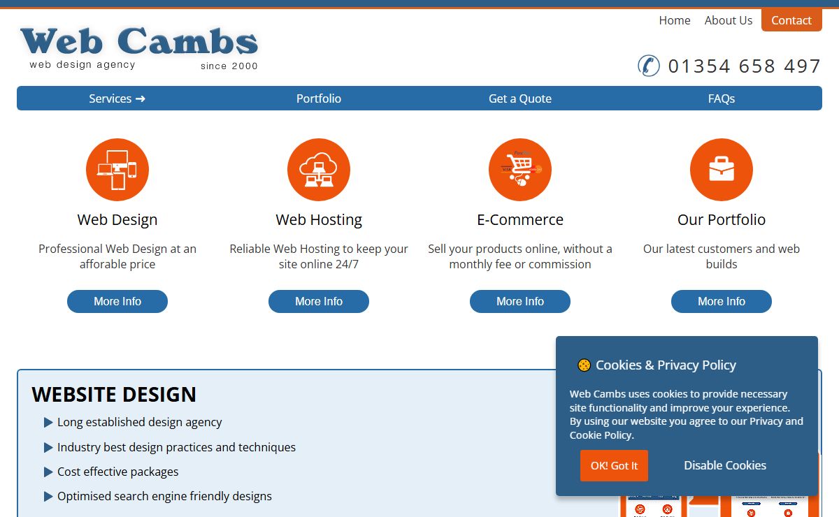 Web Site Design Cambridgeshire Web Cambs March Web Solutions for Fenland Cambs. Internet design
