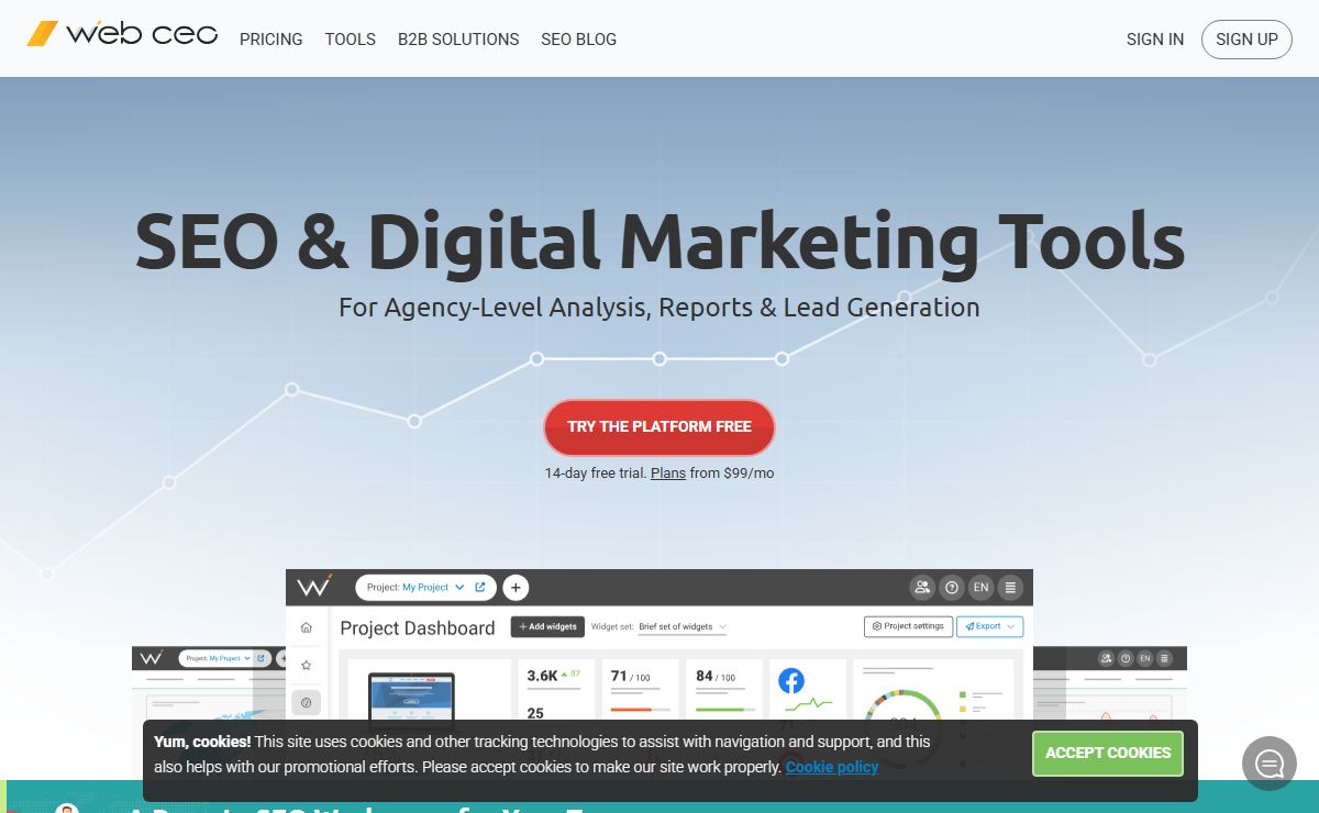 WebCEO | SEO & Digital Marketing Tools
