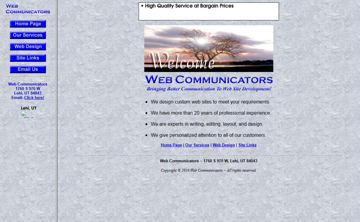 Web Communicators - Home Page