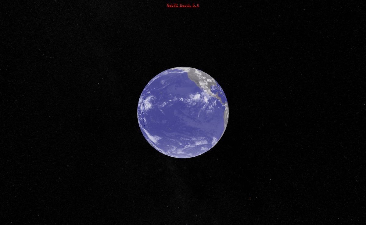 WebVR Earth 5.0