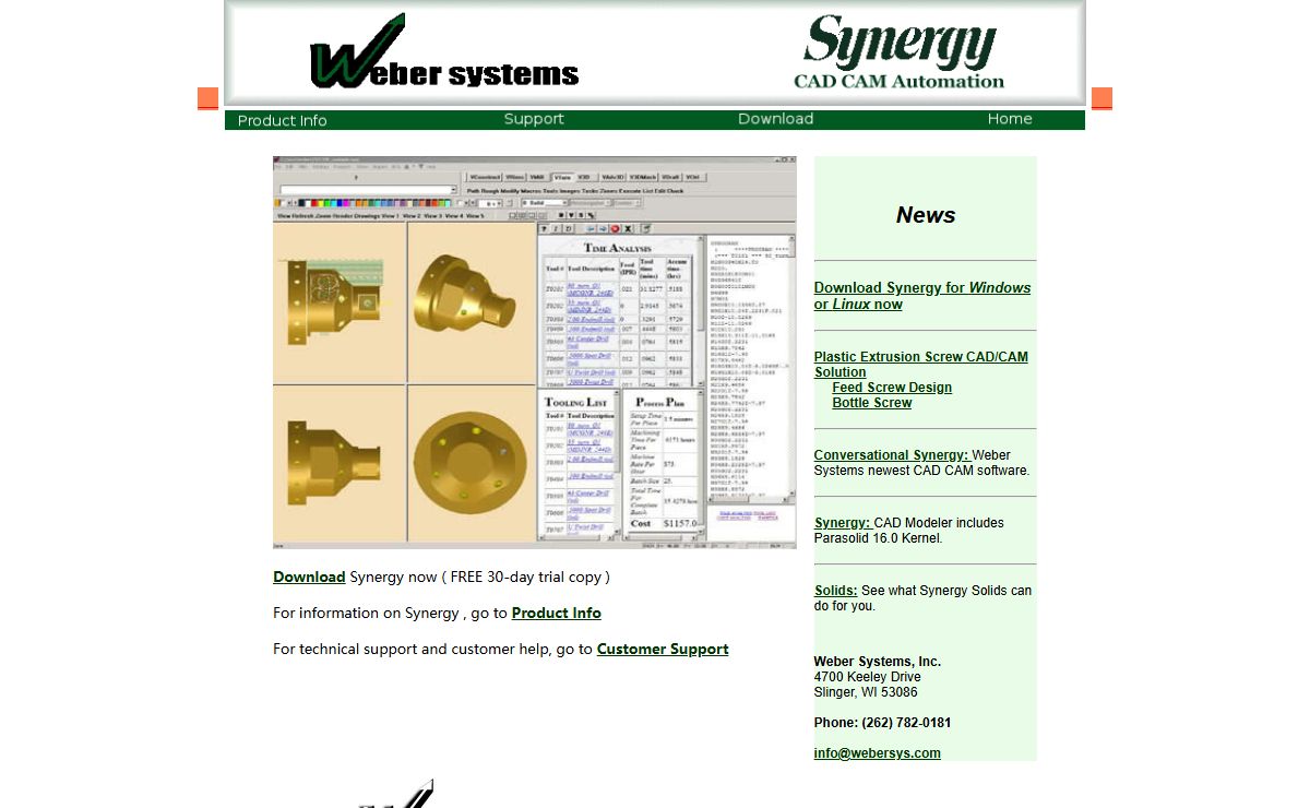 Weber Systems: Synergy CAD CAM