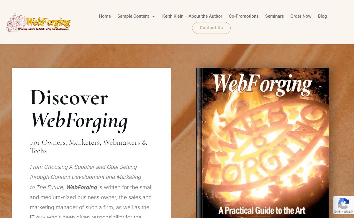 WebForging A Practical Guide...Art of Forging Your Web Presence