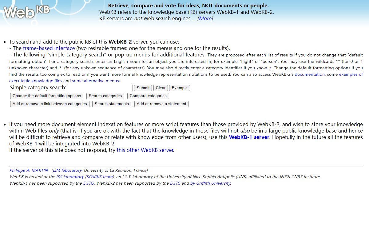 WebKB home page