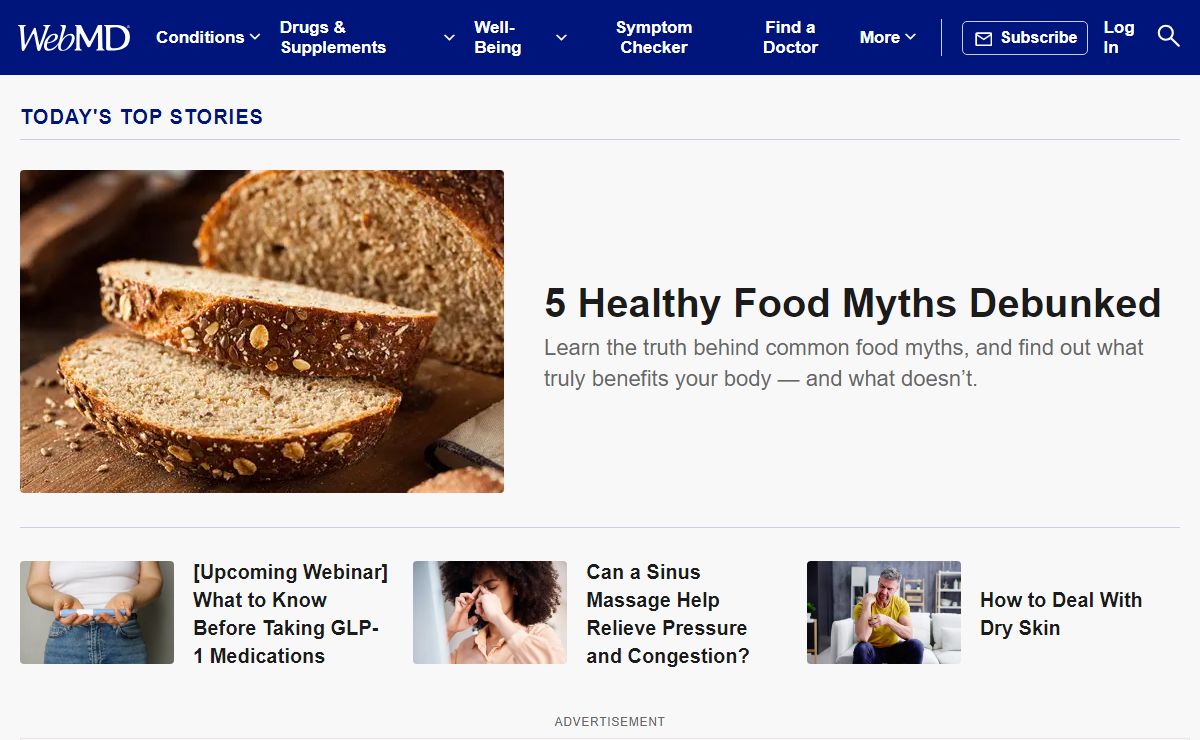 WebMD - Better information. Better health.