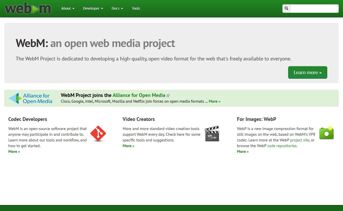 The WebM Project | Welcome to the WebM Project