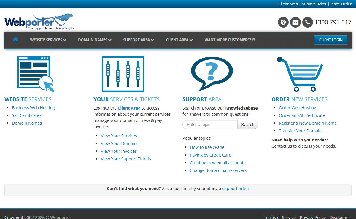 Webporter - Website Hosting & Internet Marketing Services