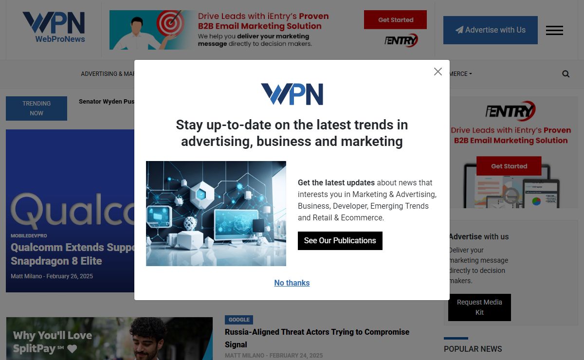 WebProNews - Digital Marketing, Technology, and Business News