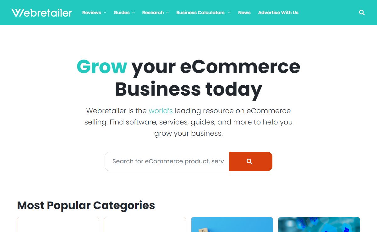 Webretailer.com – Grow Your Ecommerce Business