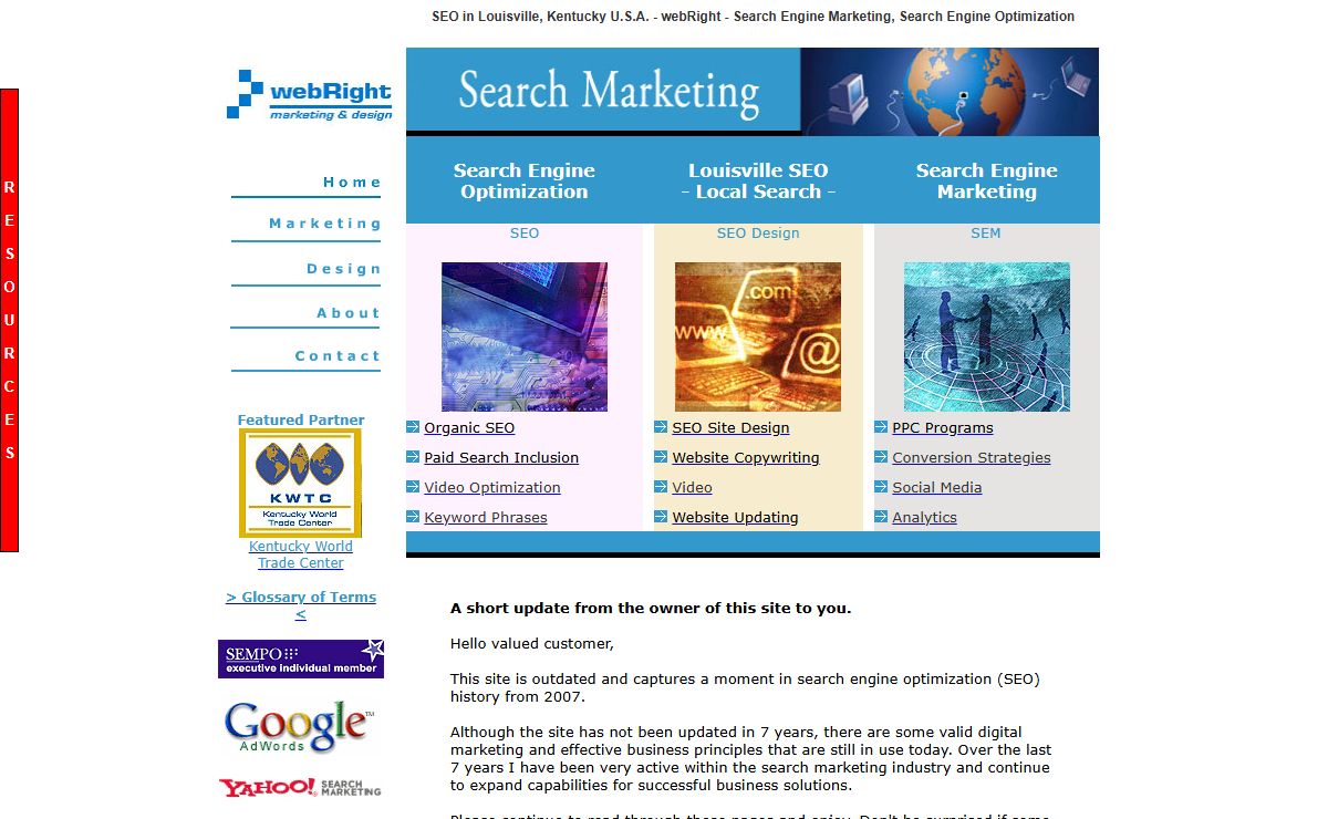 SEO Louisville - webRight, web Site Ranking in Louisville, KY