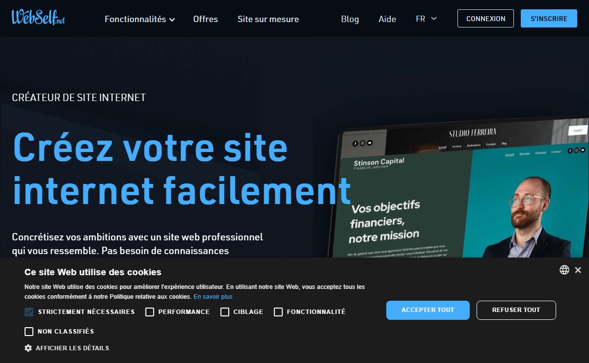 Créer un site internet facilement - WebSelf