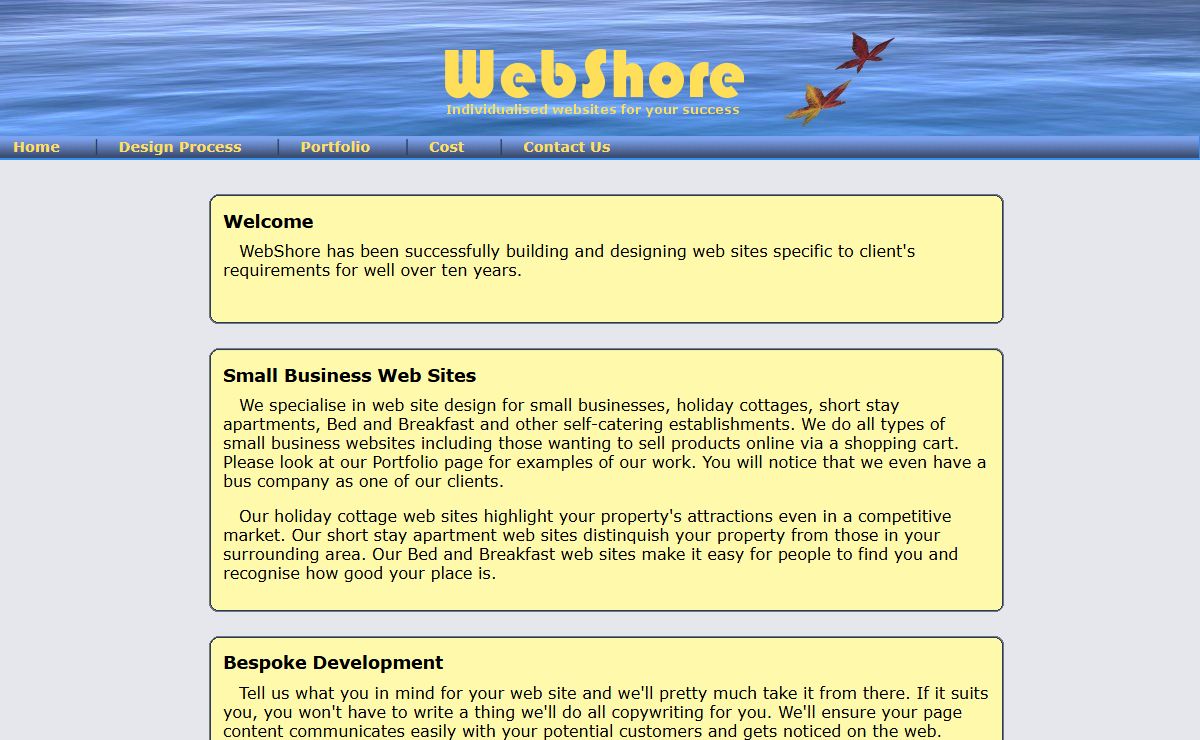 WebShore - Home Page
