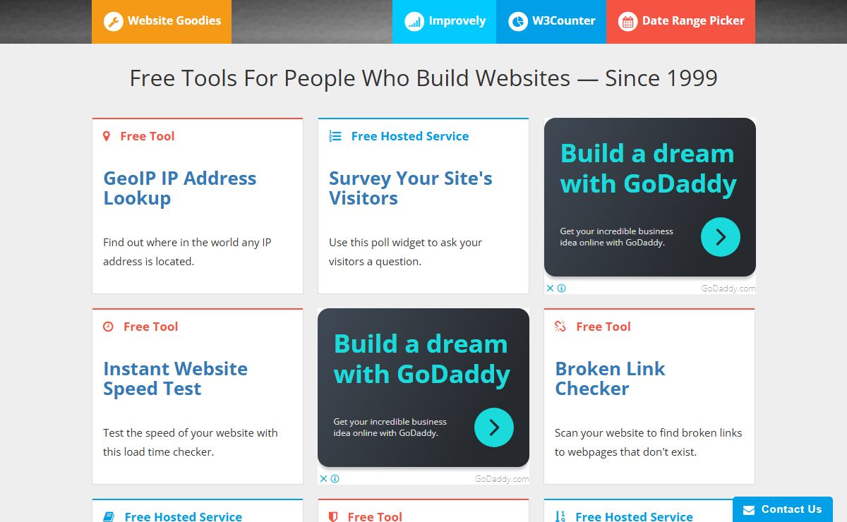 Website Goodies: Free Website Tools