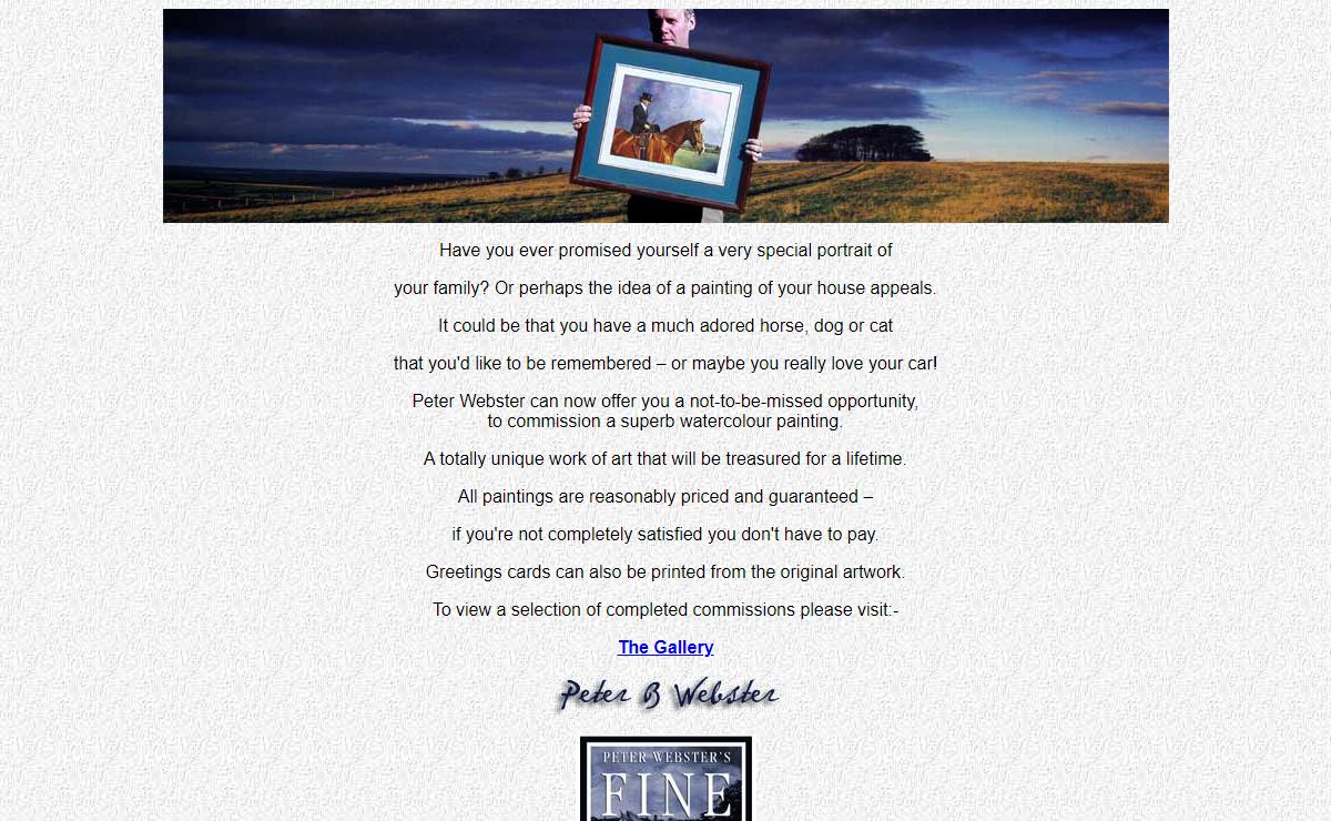 Fine art home page