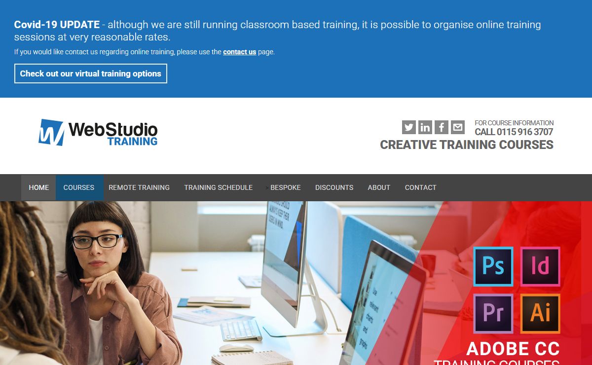 Web Design Courses | Adobe Training | Web Studio Training