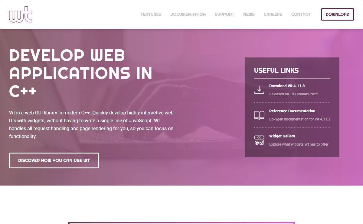 Wt, C++ Web Toolkit — Emweb