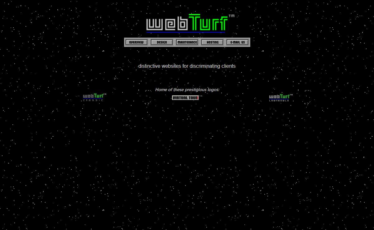 webTurf - Distinctive Websites for Discriminating Clients