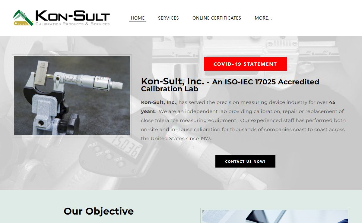 Kon-Sult - Calibration Products & Services - Home