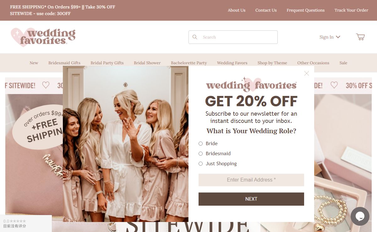 Shop Bride and Bridesmaid gifts at Wedding Favorites