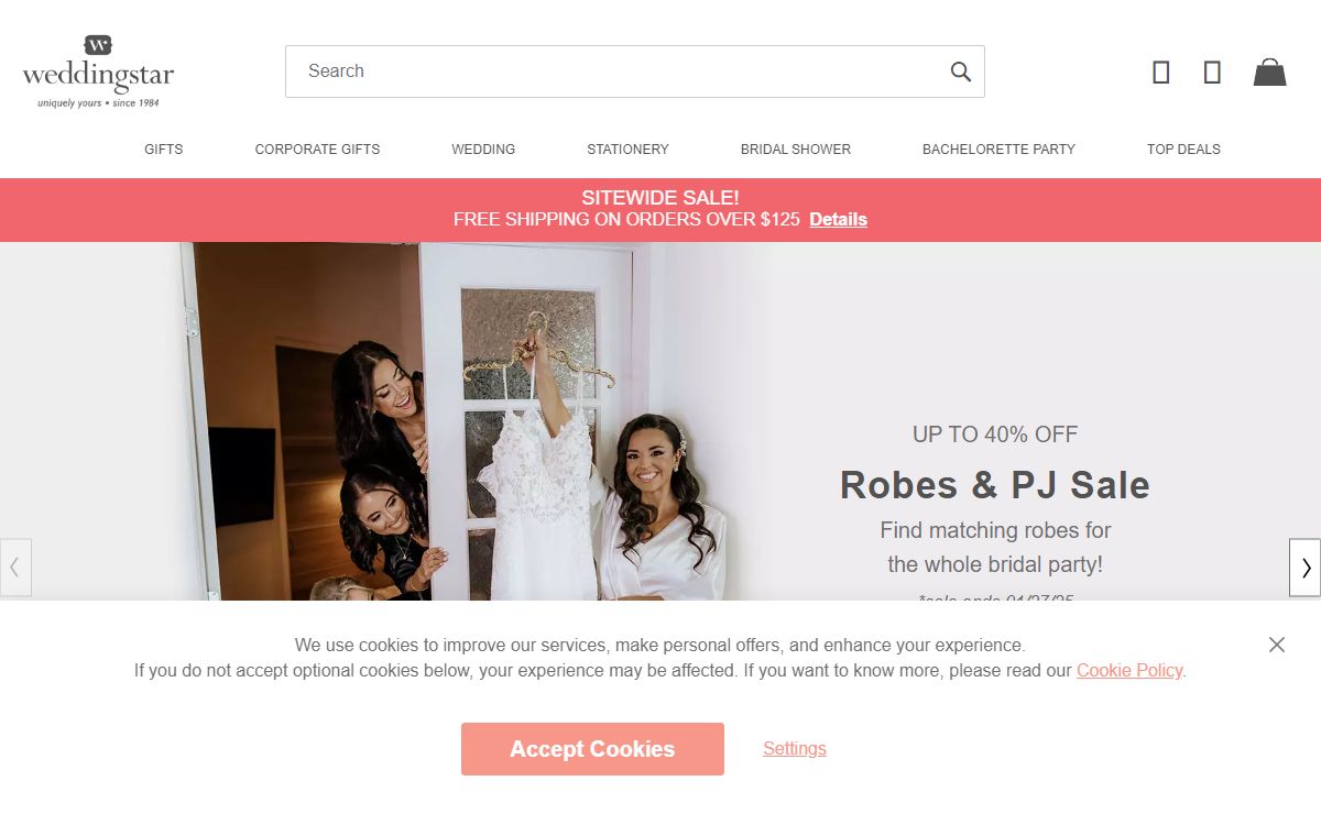 Weddingstar | Personalized Gifts, Wedding Favors, and Décor