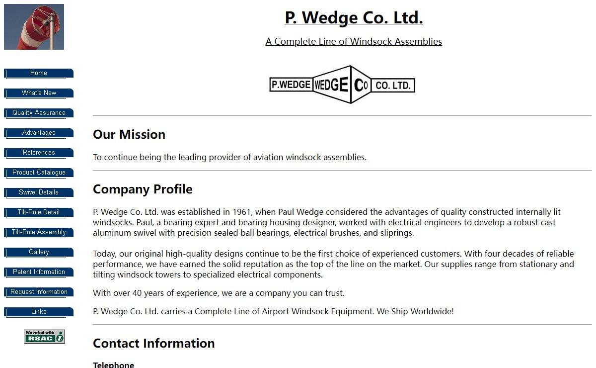 P. Wedge Co. Ltd. Windsocks