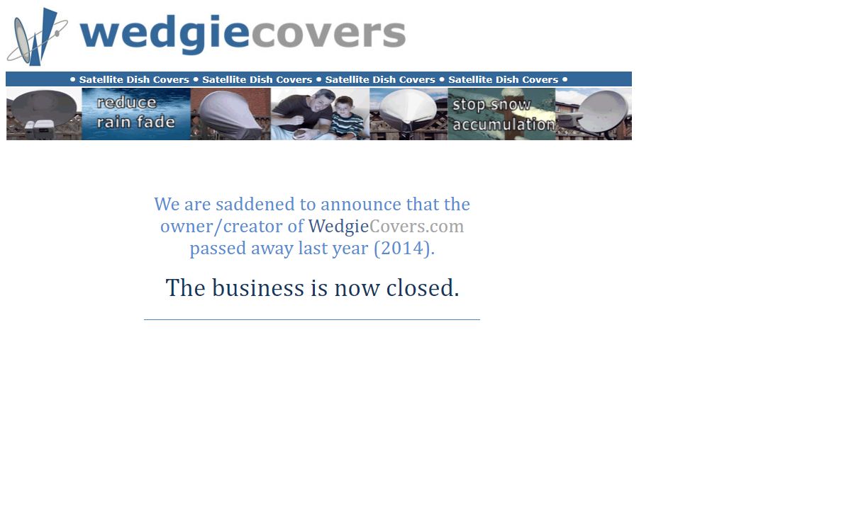 Satellite Dish Covers - WedgieCovers.com - Satellite Dish Cover
