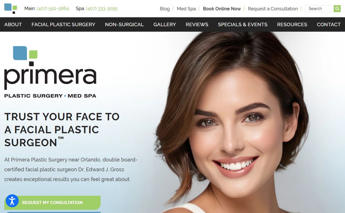 Facial Plastic Surgeon | Orlando & Winter Park, FL | Primera Plastic Surgery