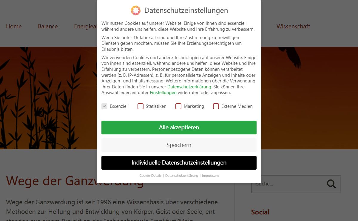 Wege der Ganzwerdung
