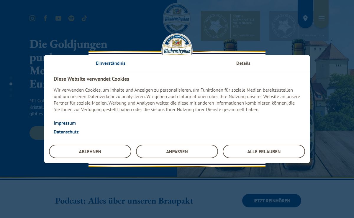 Weihenstephaner - Die älteste Brauerei der Welt