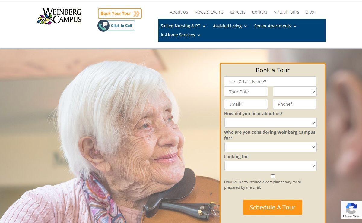 Weinberg Campus | EXCEPTIONAL RETIREMENT COMMUNITIES, ELDERLY CARE, AND SENIOR SERVICES