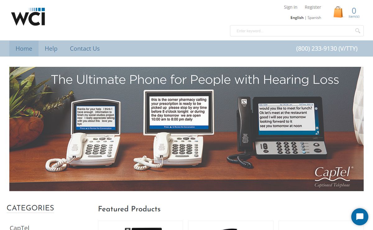 Products for Deaf and Hard of Hearing - WCI