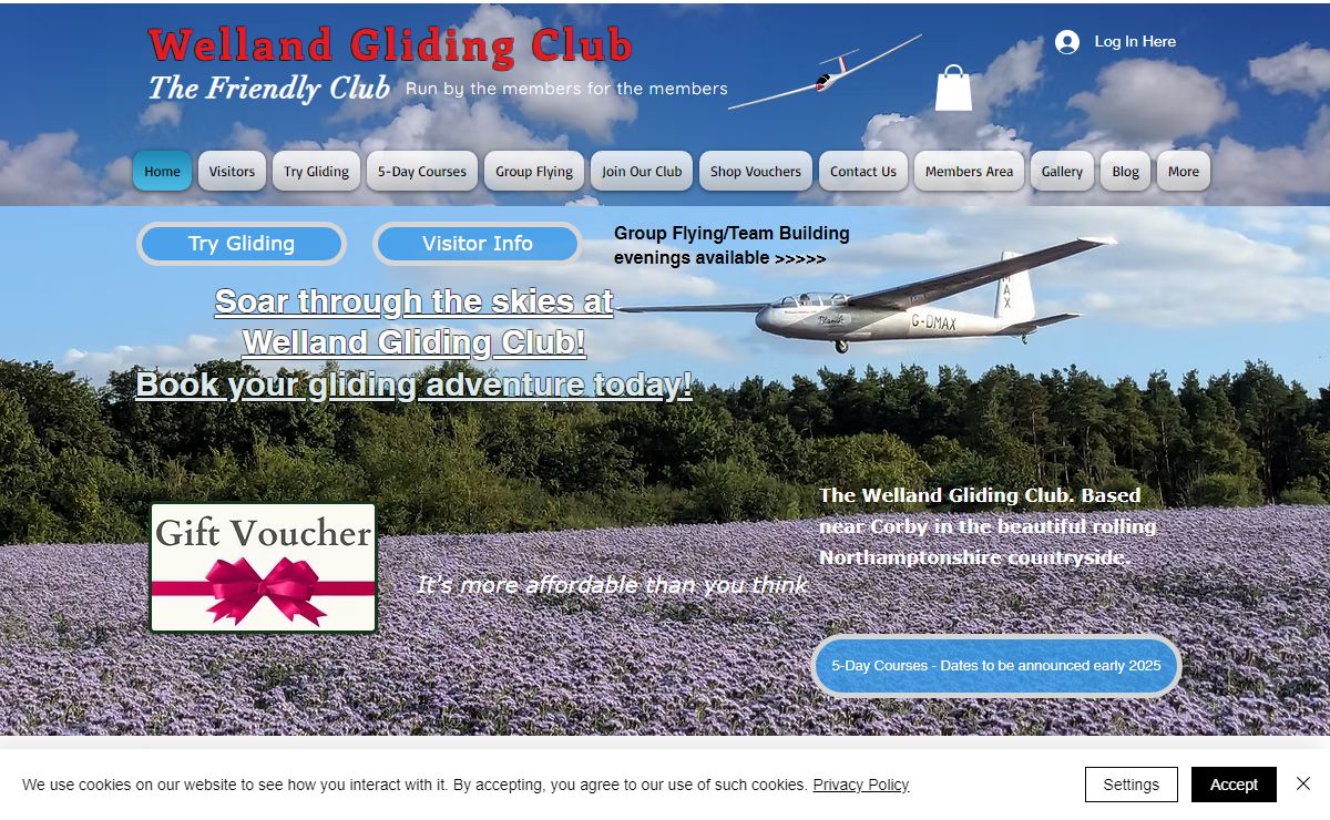 Welland Gliding Club - Brigstock - Join us for a flight
