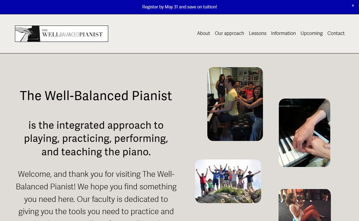 The Well-Balanced Pianist