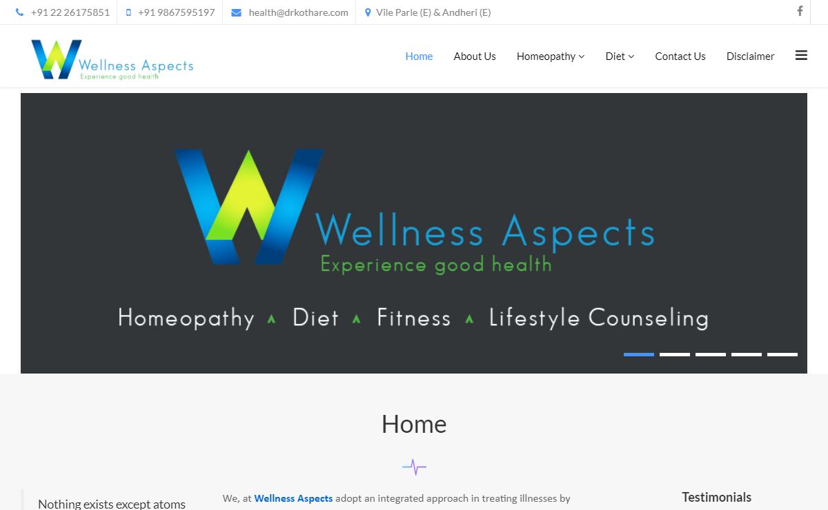 Wellness Aspects | Home