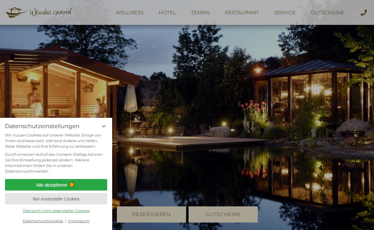 Wellnessgarten Waging - Hotel Wellnessgarten