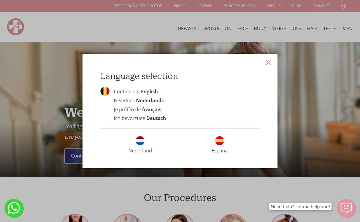 Plastic Surgery Clinic #1 – Wellness Kliniek Belgium