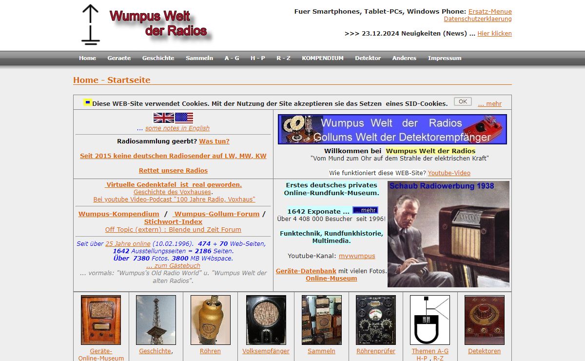 Wumpus Welt der Radios